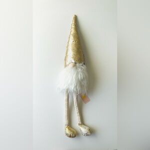 Gold Sequin Gnome Decor 32"